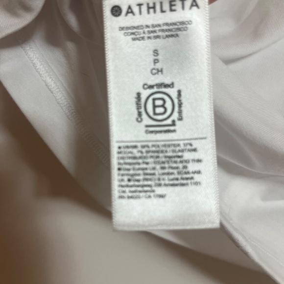 Athleta Essence Explore Crop Tee, bright white, small - Picture 5 of 5